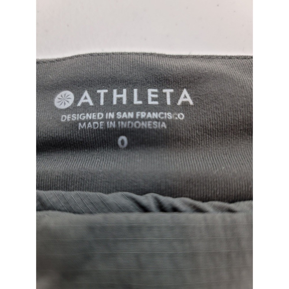 Athleta‎ Trekkie North Shorts Womens O Gray Hiking Travel Ripstop 4 Inch Inseam - Picture 3 of 6